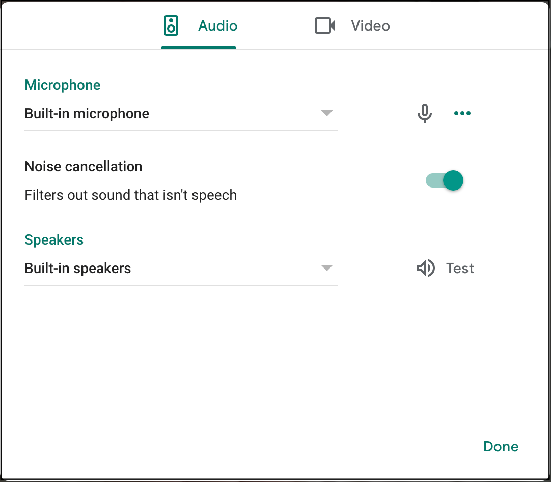 test if microphone for google hangouts is working on mac
